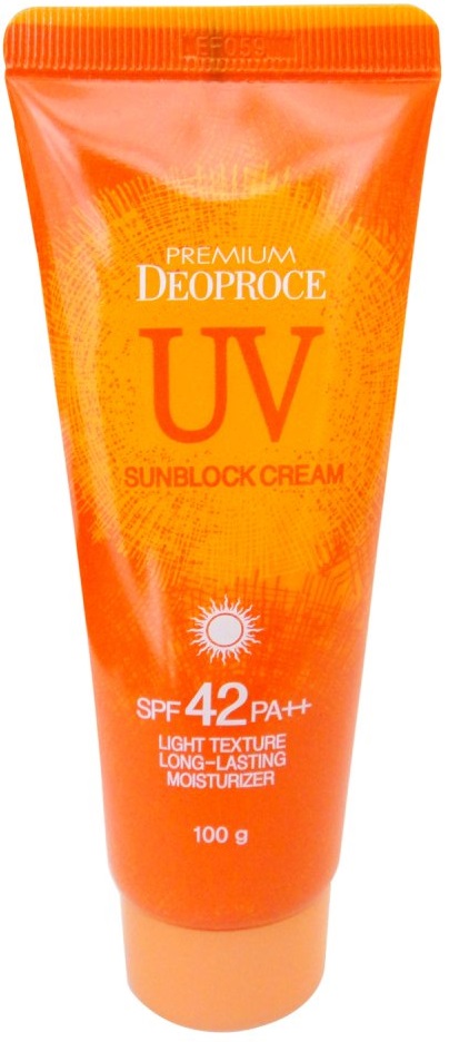 premium deoproce uv sunblock cream